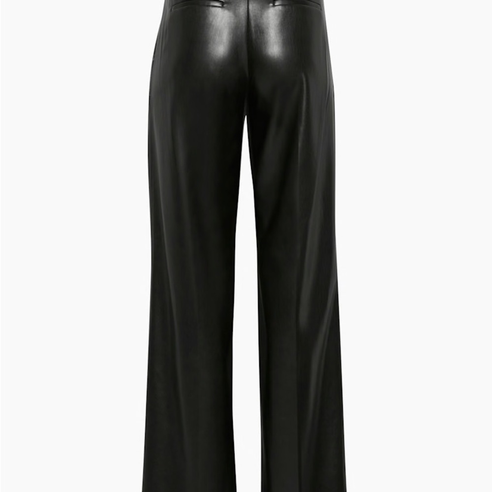 Wilfred vegan leather Black Women's Trousers The Effortless Pant™ New - Picture 8 of 15